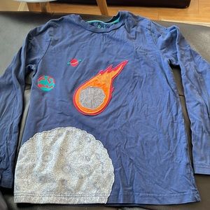Space Boys Long sleeve mini Boden 9/10